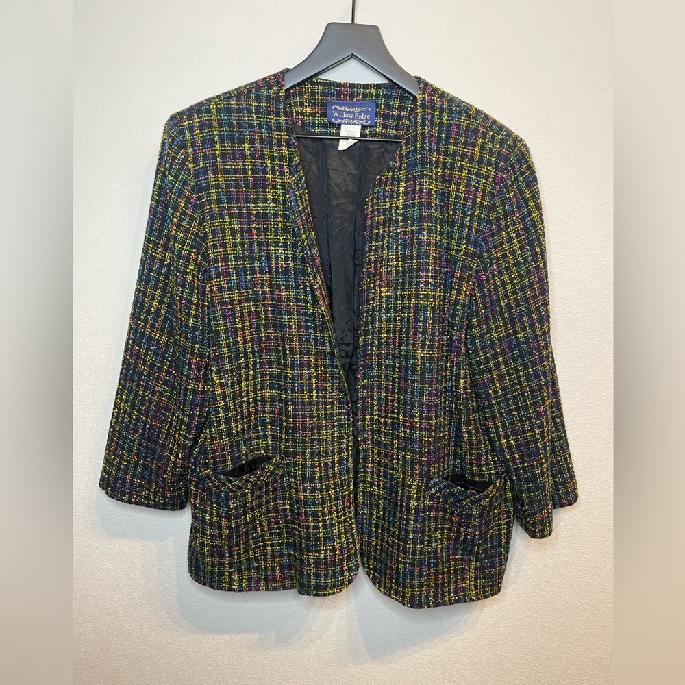Willow Ridge Multicolor Tweed Blazer - Picture 2 of 9